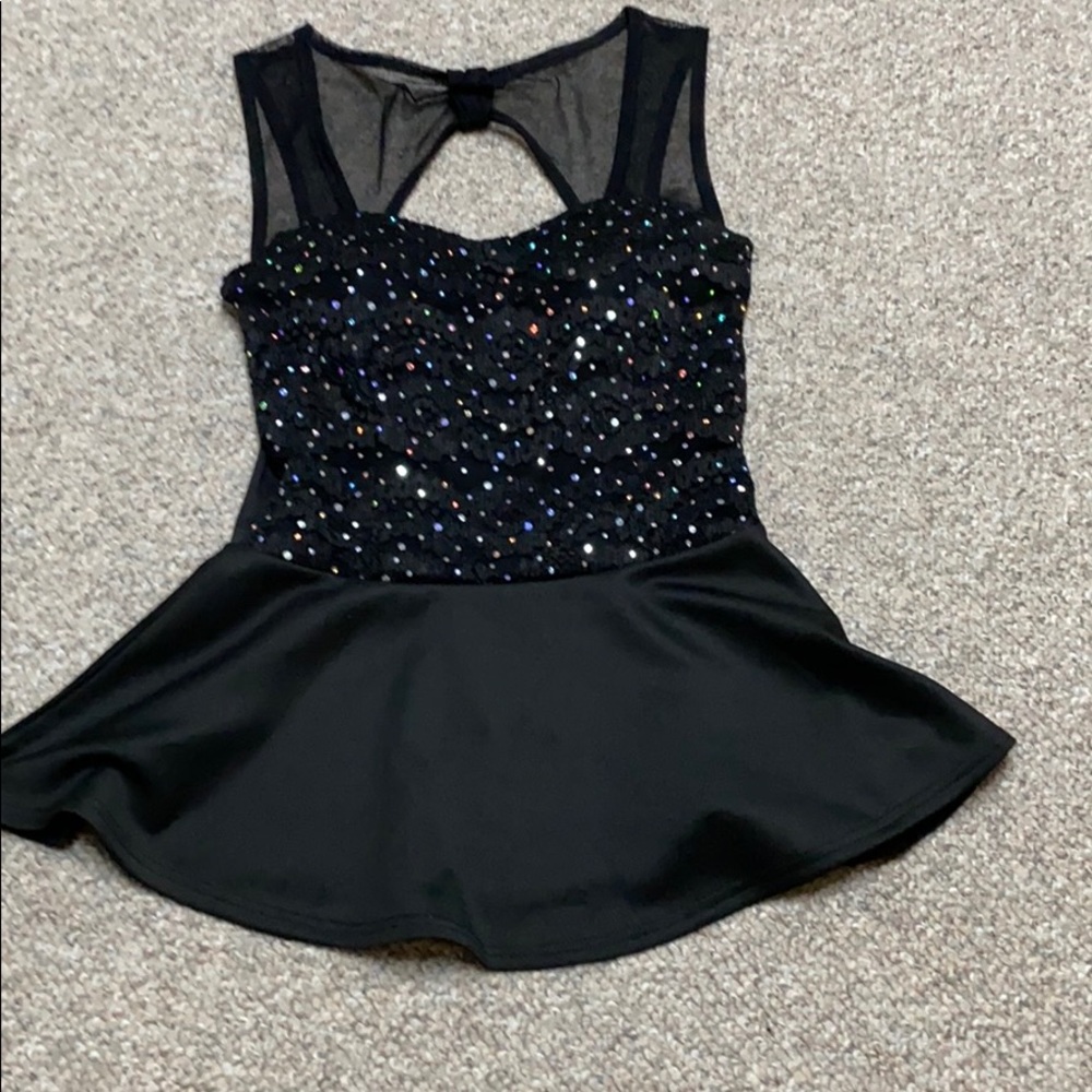 Black sparkle women’s small top
